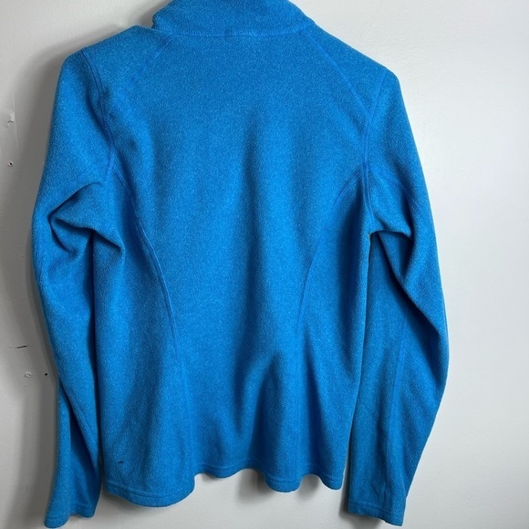 The North Face 1/4 zip fleece pullover blue size small 1774 - Picture 3 of 3